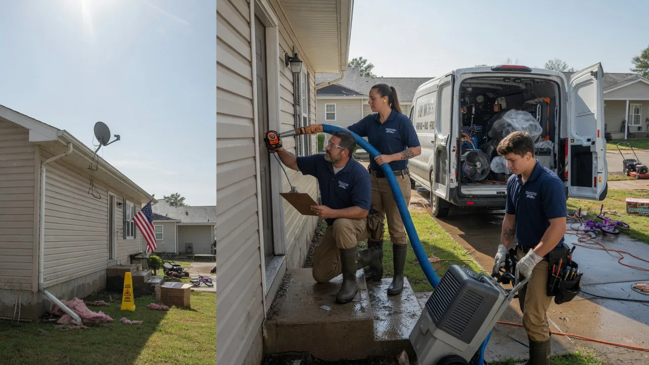 Ceiling Water Damage Restoration in Bartelso, IL near me